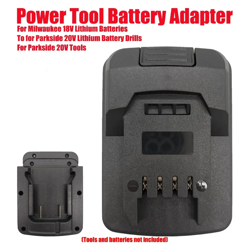 

For Parkside 20V Tools Power Tool Battery Adapter for Milwaukee 18V Lithium Batteries To for Parkside 20V Lithium Battery Drills
