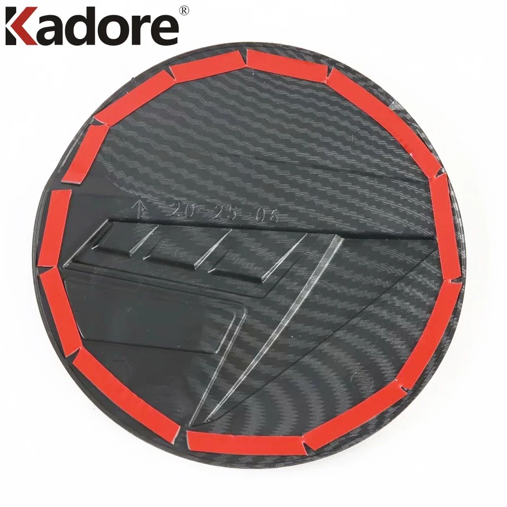 For Hyundai Elantra 2021 2022 2023 ABS Carbon fiber Car Fuel Oil Tank Gas Cap Cover Trim Sticker Car Accessories