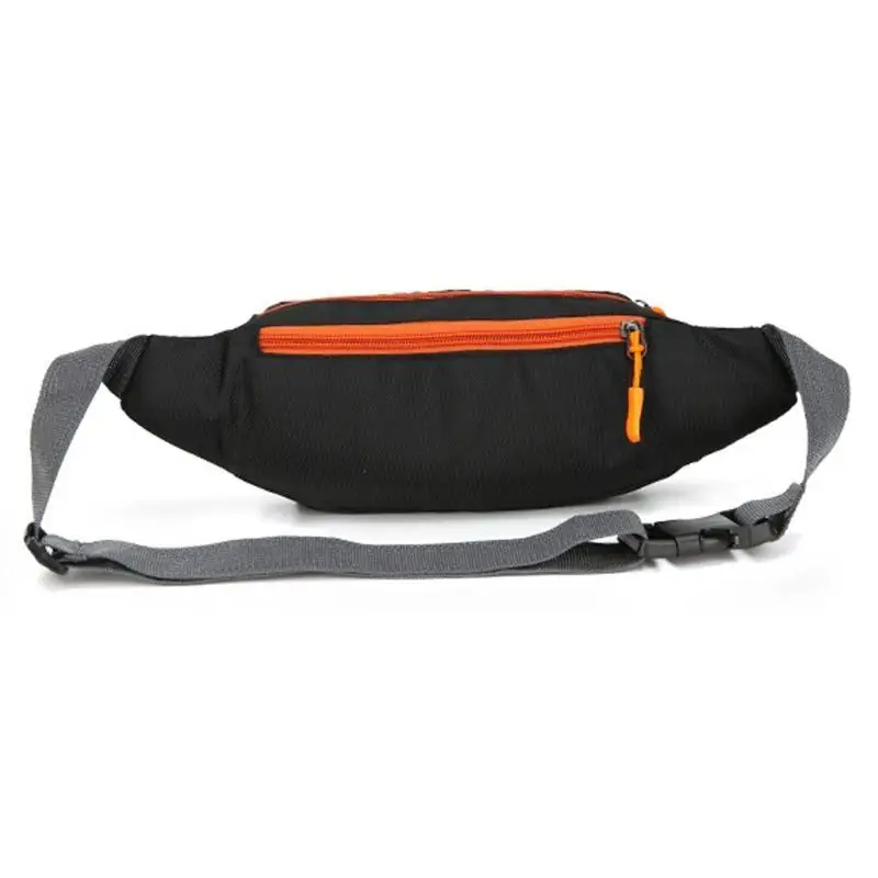 652F Waterproof Fitness Runner Waist Bum Bag Man Running Jogging Belt Zip Pack