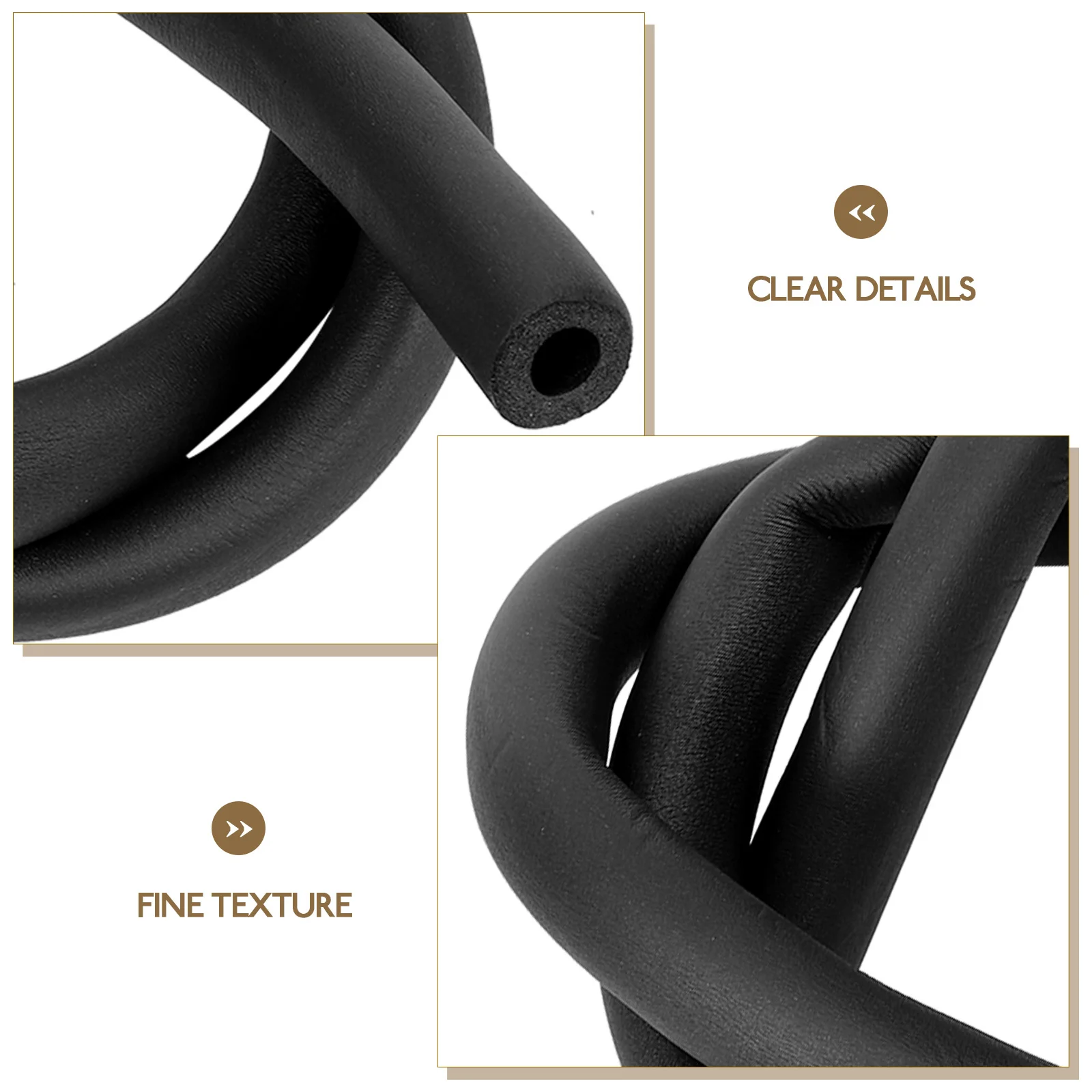 

2pcs Water Pipe Insulation Sleeves Anti-Freeze Sponge Tubing For Outdoor Pipes Protection Insulation Cover Winter Proofing