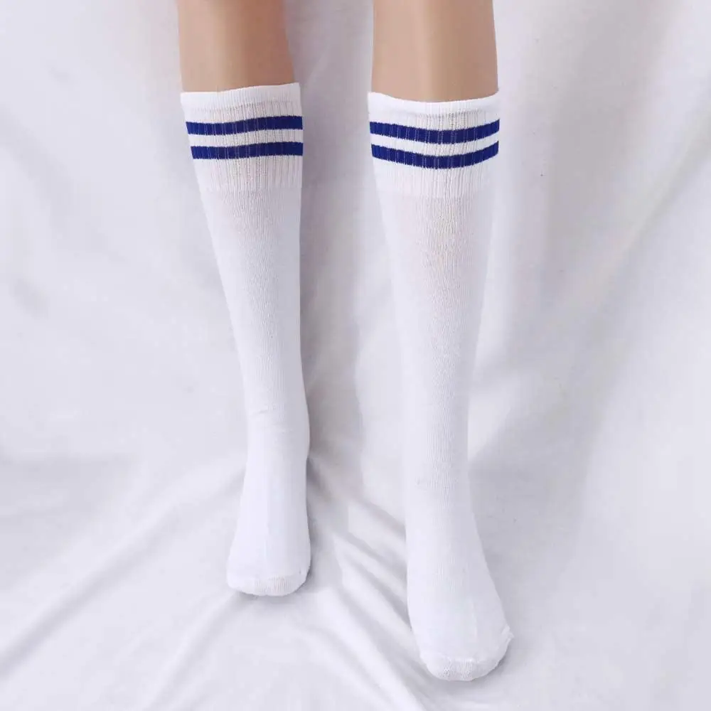 Hockey Long Tube Compression Stockings Striped Multicolor Football Long Socks Sports Socks Kids Sock Soccer Over Knee Socks