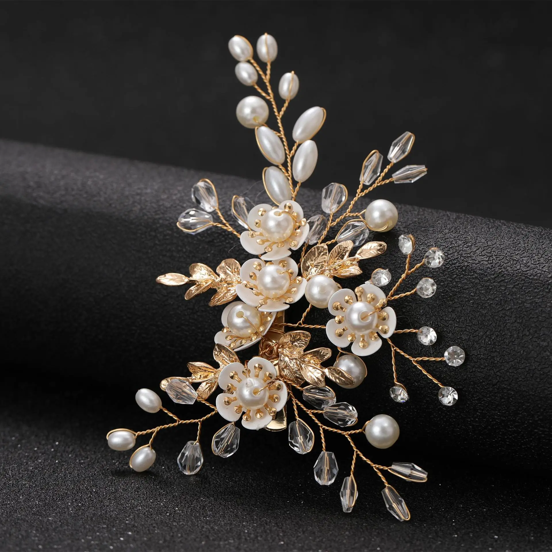 

Белый цветок, аксессуары для волос, головные уборы, растение, цветочный сплав, встроенные искусственные драгоценные камни, новые модные украшения