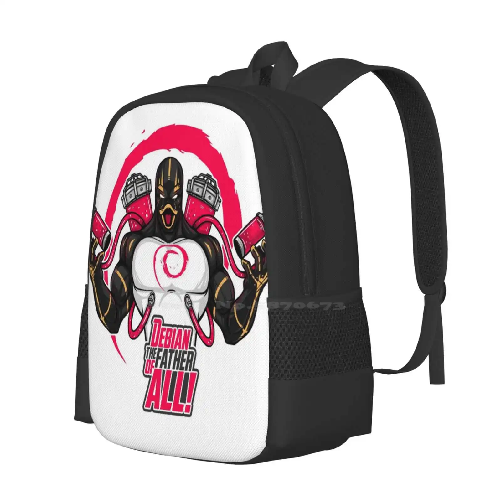 Debian The Father Of All Hot Sale Schoolbag Backpack Fashion Bags Linuxtech Podcast Open Source Software Livre Debian