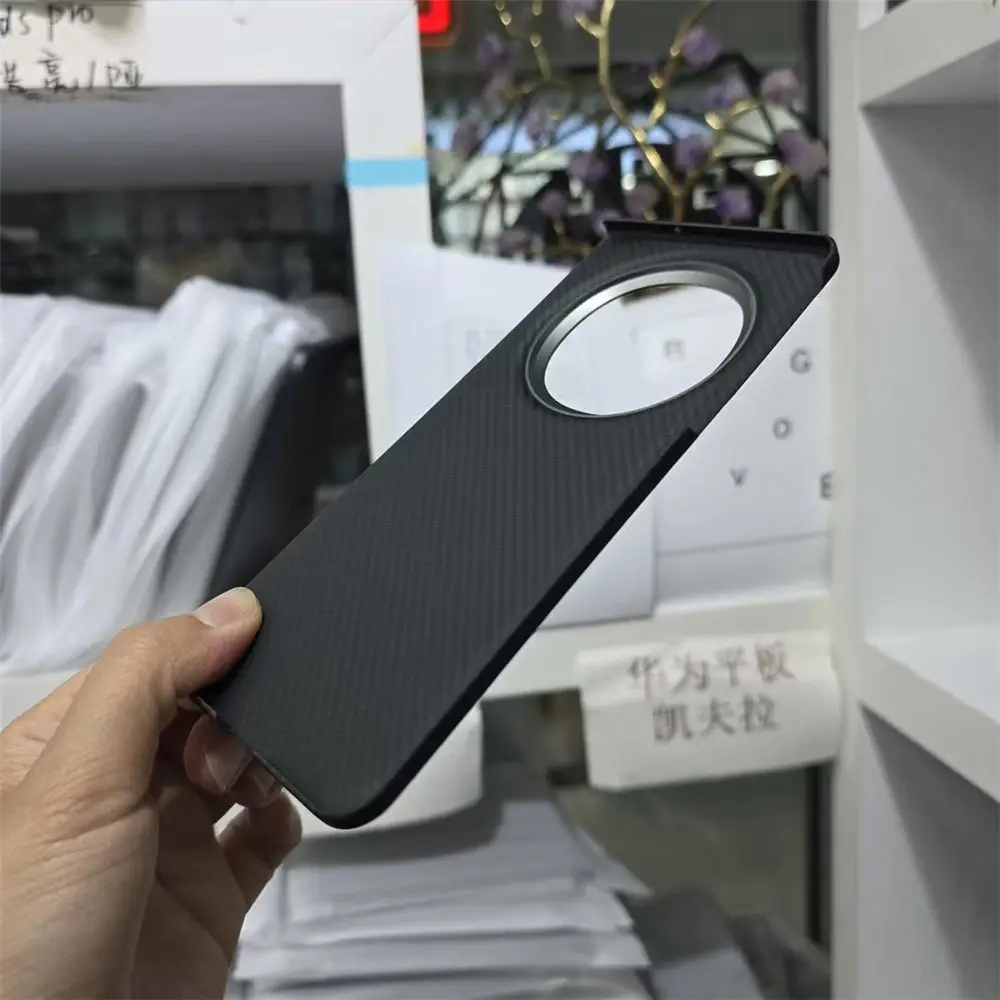 حافظة فاخرة من ألياف الكربون الأراميد لهاتف OPPO Find N5 غطاء حماية غير لامع