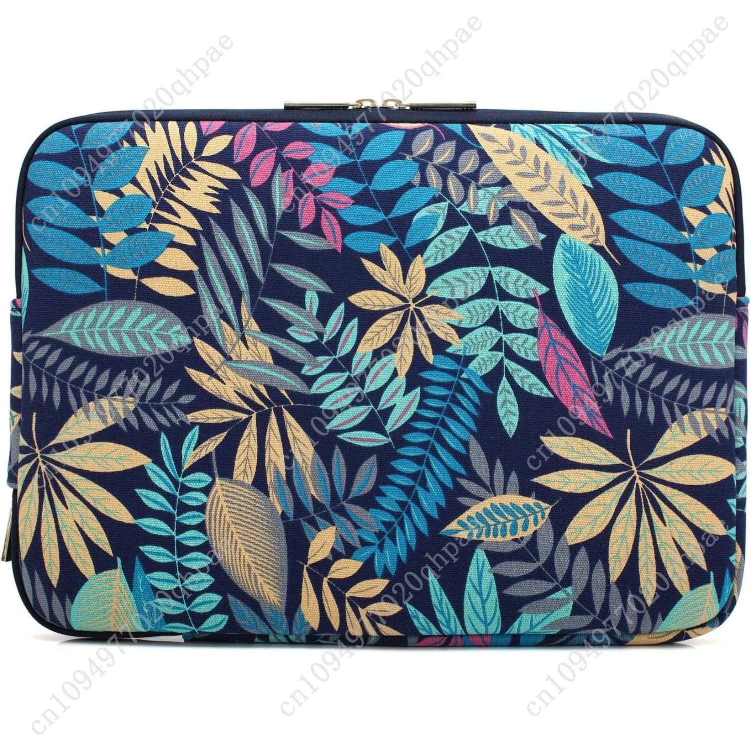 قماش مقاوم للماء لحقيبة الكمبيوتر المحمول مقاس 15-15.6 بوصة (15-15.6 بوصة، سلسلة الغابات الزرقاء)