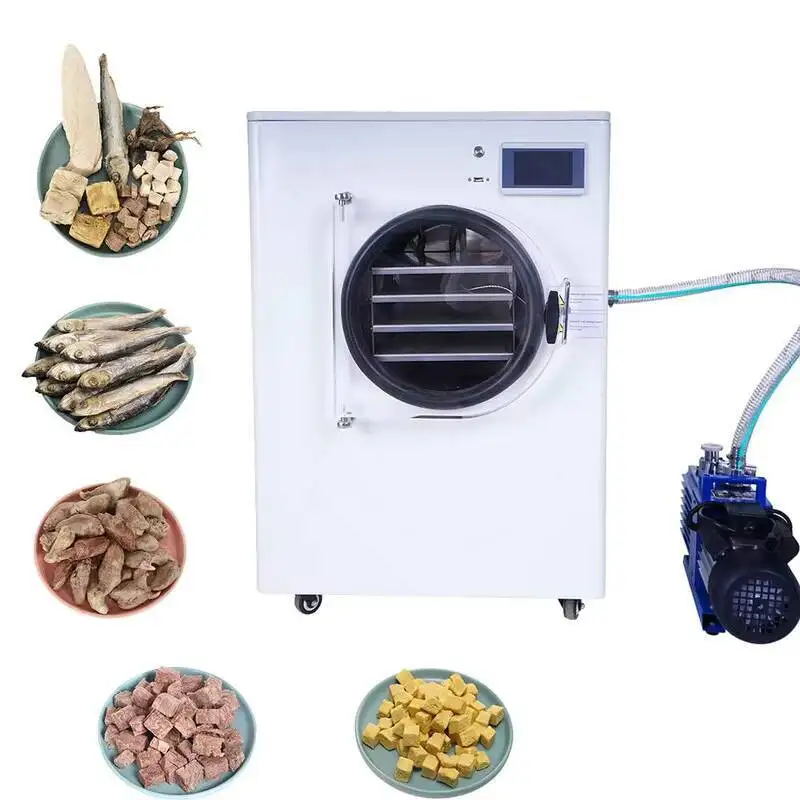 

Small Drying Hine Vacuum Lyophilizer Vegetable Fruit Meat Pet Food Home Freeze Dryer