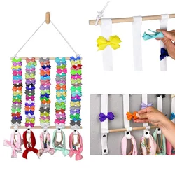 Organizador de lazos para el pelo, almacenamiento de pinzas para el pelo, cinta colgante de pared, horquilla, Clip para bebé, exhibición de accesorios