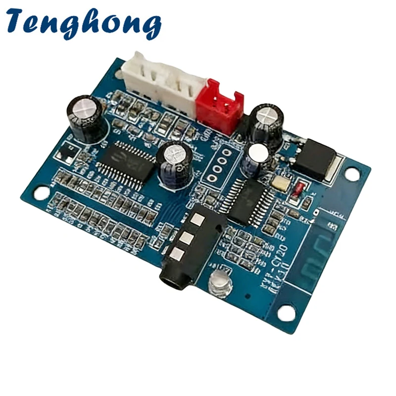 

Аудиоусилитель Tenghong, 1 шт., Bluetooth 4.2, 15 Вт*2, AUX, беспроводное управление через приложение, стерео, двухканальный модуль усилителя с входом