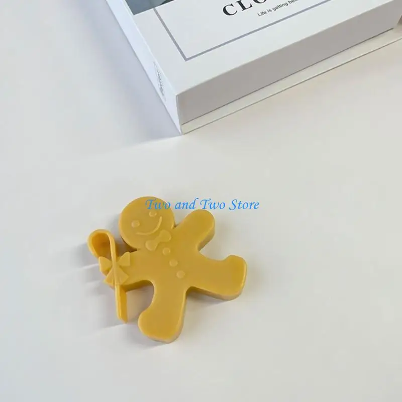 

HX6F Creative Gingerbreads Chocolate Mold Christmas Silicone Mould for Cake Making