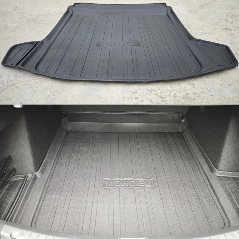 Car Trunk Mat for Ford Mondeo Taurus ST-Line MK5 2023~2026 TPE Waterproof Liner Trunk Seat back Pad Cargo Tray Part Accessories