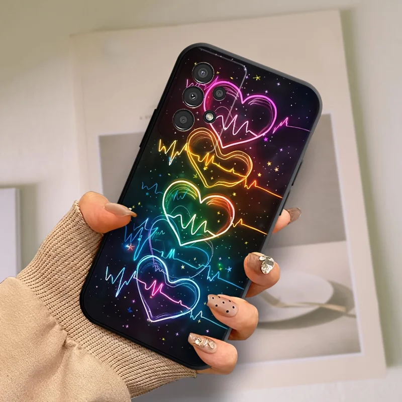 New Personalized Electrocardiogram Pattern Matte Phone case, suitable for Samsung S26/S25/S24/S23/S22/S21/S20 and other models.