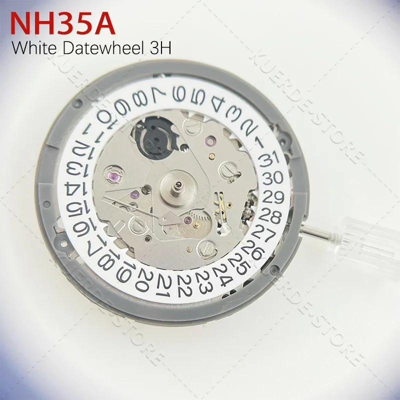 Importação japonesa nh35 de alta precisão nh35a movimento de substituição mecânico automático adequado para peças de montagem de relógio diy
