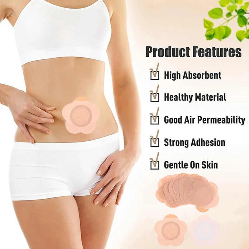 Replacement Disposable Castor Oil Pack Self-adhesive Adhesive Navel Stickers Seepage Resistant Belly Button Protectors 50pcs