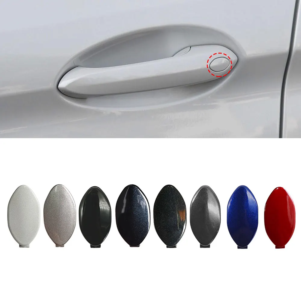 

For BMW G20 G21 G26 U06 Car Exterior Door Handle Lock Key Hole Cap Cover Black White Painted For BMW 2 3 4 Series 220 325 430