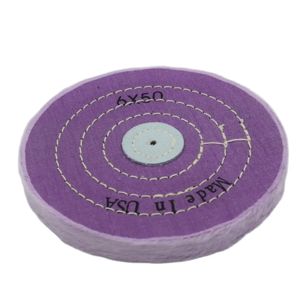 6 Inch Cloth Buffing  Wheel for Jewelry Polishing Cleaning  50 Play