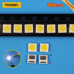 TKDMR-LED TV Backlight Kit, LED eletrônico para reparo LCD, Cool White, Pacote de reparo sortido, 1.2W-1.8W, 3V, 6V, 3030