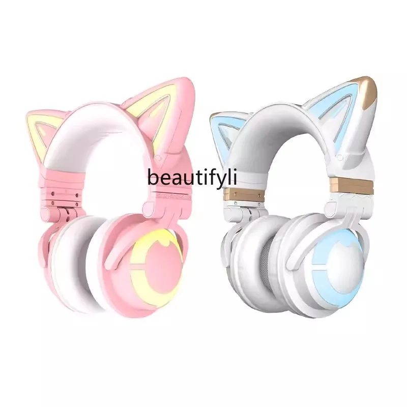 

Cat Ear Headset 3G Couple's Headset Bluetooth Wireless Headset Girl Noise Reduction