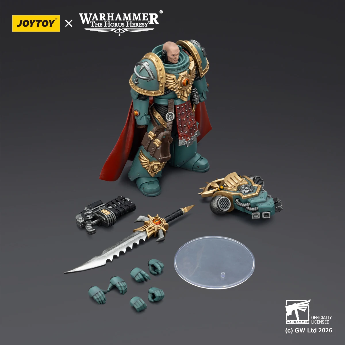 

Предзаказ: JOYTOY Warhammer 40K Sons of Horus Tybalt Marr, Капитан 18-й компании, фигурка-модель 1/18