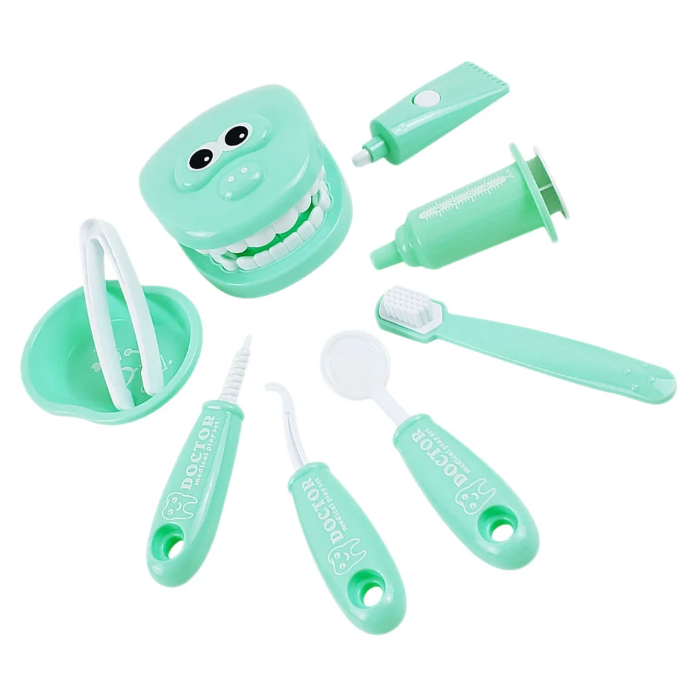 Crianças fingir jogar brinquedos imitação oral médico playset enfermeira verde