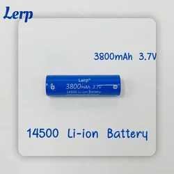 Large capacity rechargeable lithium-ion battery, 14500 V, 3.7 mAh, used for electric toothbrushes, razors, 3500