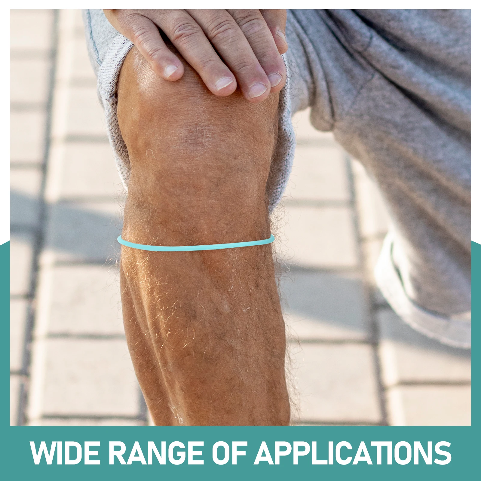 5Pcs Knee Support Sleeve Rings Elastic Silicone Patellas Bands Sports Knee Brace Strap Fixed Stabilizer for Basketball Running