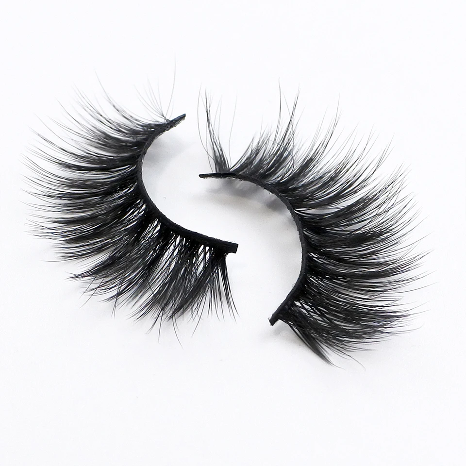 Self Adhesive Eyelashes กาว Reusable 3d Wispy ธรรมชาติหนาแต่งหน้าขนตาปลอม