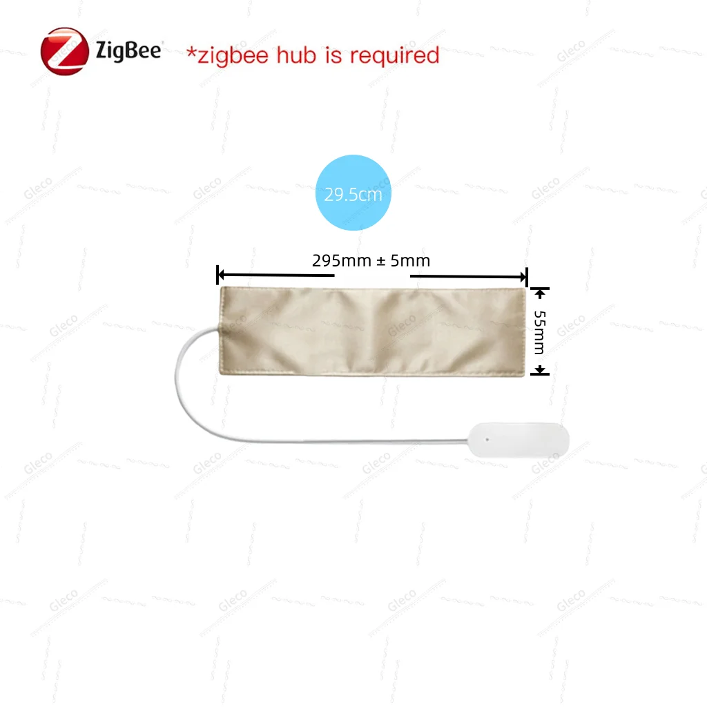 Zigbee-Drucksensor, Tuya Smart Life, Schwerkrafterkennung, Anwesenheitsdetektor, batteriebetrieben, Hausautomation für Stuhl- und Bodenmatten