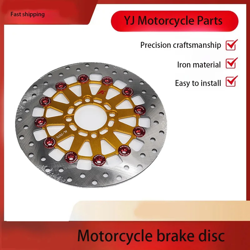 Motorcycle Brake Discs And Front Brake Pads Set for Y125ZR KING Drag Series Export Quality Southeast Asia Compatible