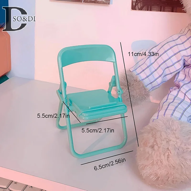 Mobile Phone Accessories Foldable Chair Shape Mini Desktop Phone Holder Phone Stand Tablet Stand Foldable Desktop Stand Holder