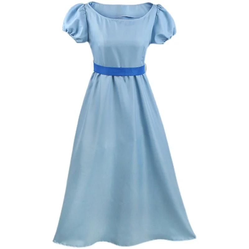 Disfraz de Peter Pan para Cosplay, falda larga Wendy, traje de actuación, figura de juguete, artículo coleccionable derivado de animación