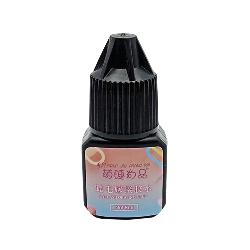 Colle noire pour faux cils individuels, sans allergie, colle arina, longue durée, séchage rapide, 5ml, J9E3