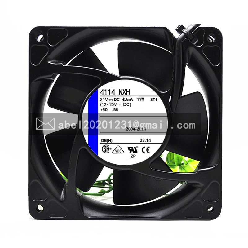 BRAND NEW ORIGINAL 4114NXH 4114 NXH 24VDC COOLING FAN 12038 12CM 120*120*38MM