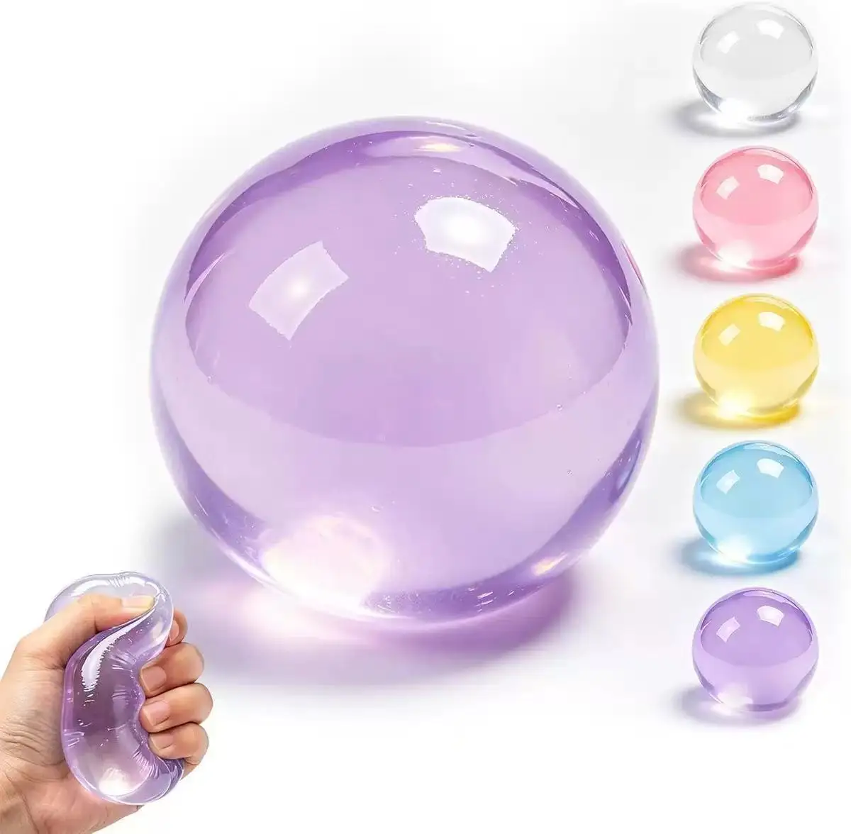 

Maltose, Mochi anti stress, soothing and emotional, slow rebound compressed transparent gummies, pressure resistant toys