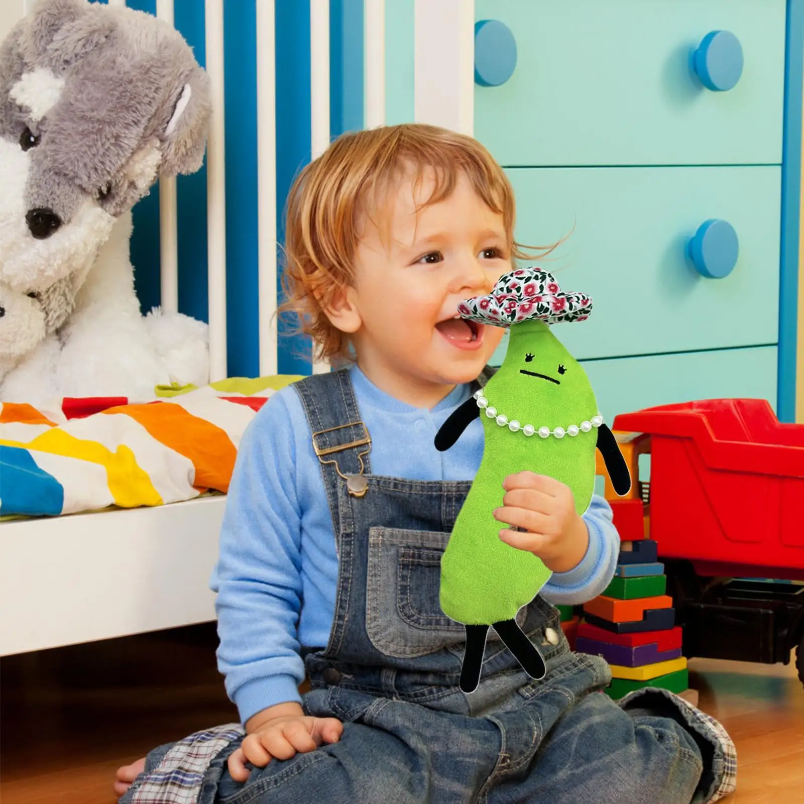 Plush Toys Cartoon Family Plush Figure Cute Stuffed Companion Pillow Toy For Boys Girls Birthday Christmas Nursery Home Bed
