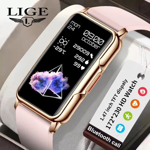 Para Android IOS pulsera inteligente mujeres Smartwatch hombres ritmo cardíaco oxígeno en sangre impermeable deporte reloj inteligente para damas + regalo