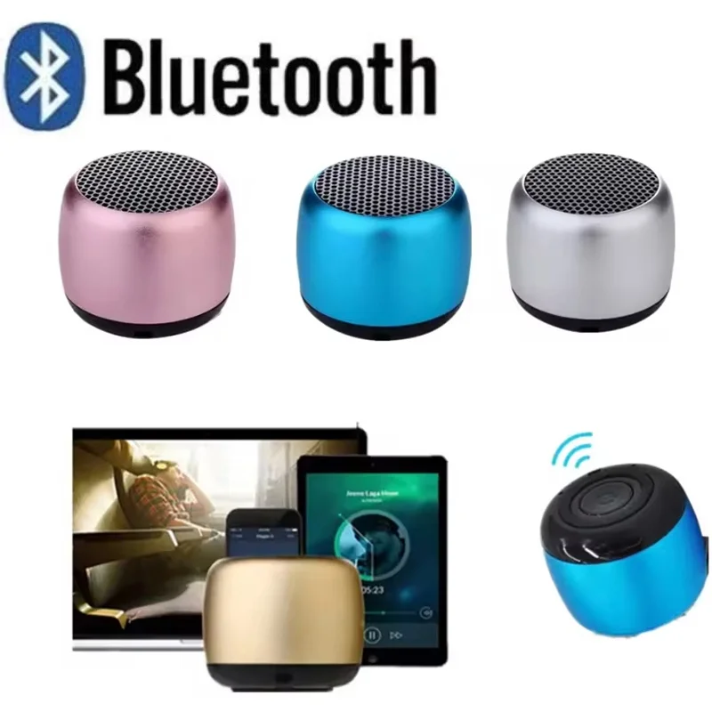 Bluetooth M1 Portable Speaker Music Stereo Surround Mini USB Outdoor Subwoofer Audio Player Microphone For Mobile Phone Computer