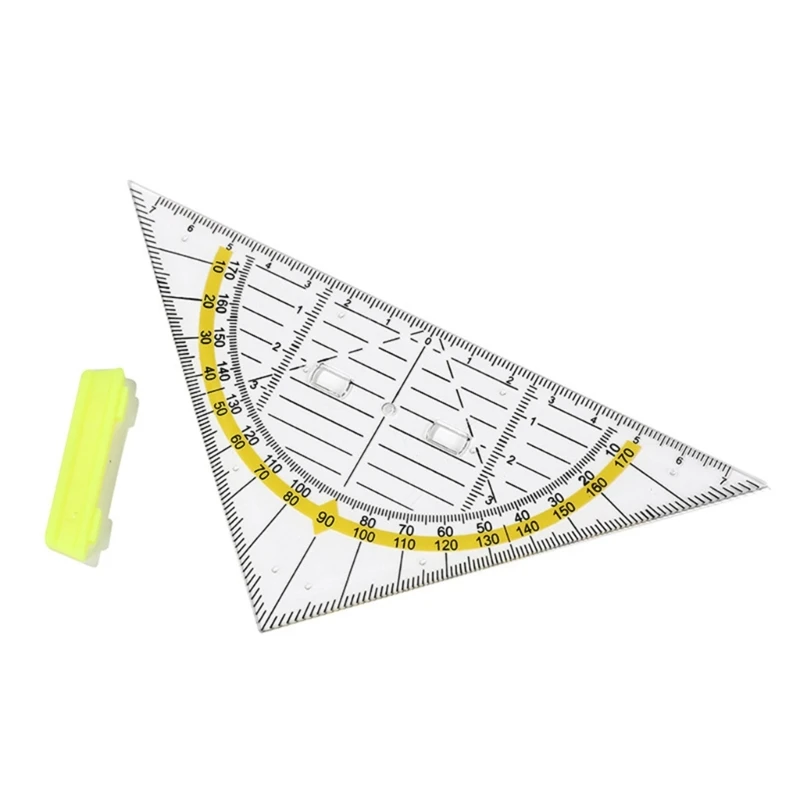 ioio Triángulo medición confiable para trabajos técnicos dibujo y diseño: construcción plástico duradera