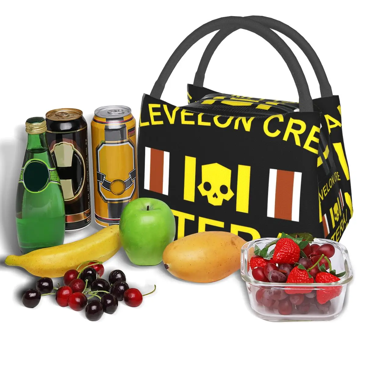 Malevelon Creek Veteran Helldivers 2 Portable insulation bag for Cooler Food Office Pinic Container