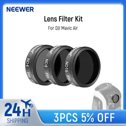 Neewer DJI Mavic Air Lens Filter Kit Pro Neutral Density Filters ND4 ND8 ND16 Filter For DJI Mavic Air Optical Glass