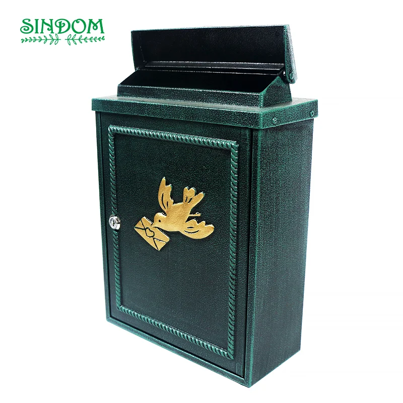 High Level Outside Mailboxes Letter Metal Aluminium Wall Mounted Post Roombox