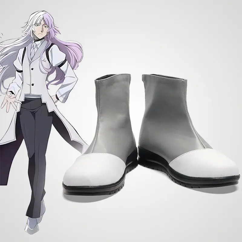 anime-bungo-stray-dogs-‌-chaussures-de-cosplay-sigma-bottes-courtes-en-cuir-pu-gris-pour-halloween-et-carnaval