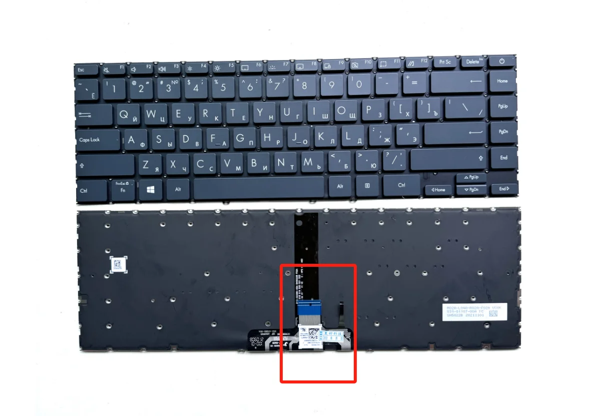 XIN-Russian-US layout Backlit Laptop Keyboard For ASUS ZenBook UX425 UM425Q UM425QA U4700IA U4700EA UM425UG UM425UAZ