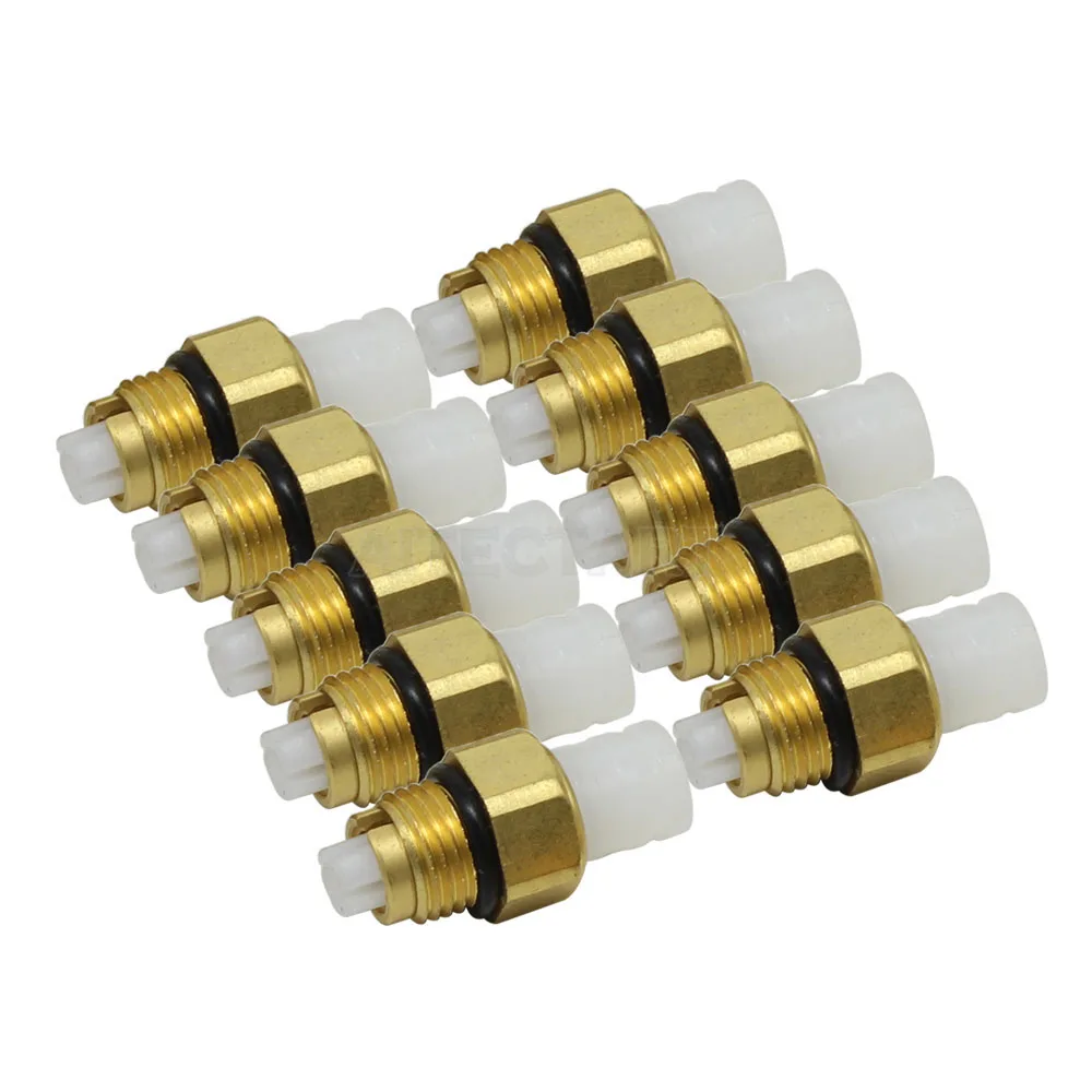 10x M8/M10 Air Suspension Connector Brass Fittings For Mercedes W221 W220 W164 W211 W212 W251, Audi Q7 VW Touareg Cayenne Jeep