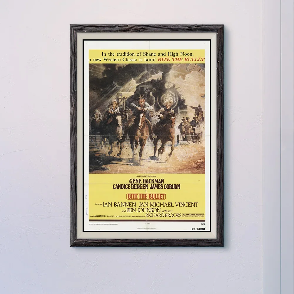 N025 BITE THE DULLET винтажный классический фильм настенный шелковый постер HD художественное украшение дома подарок