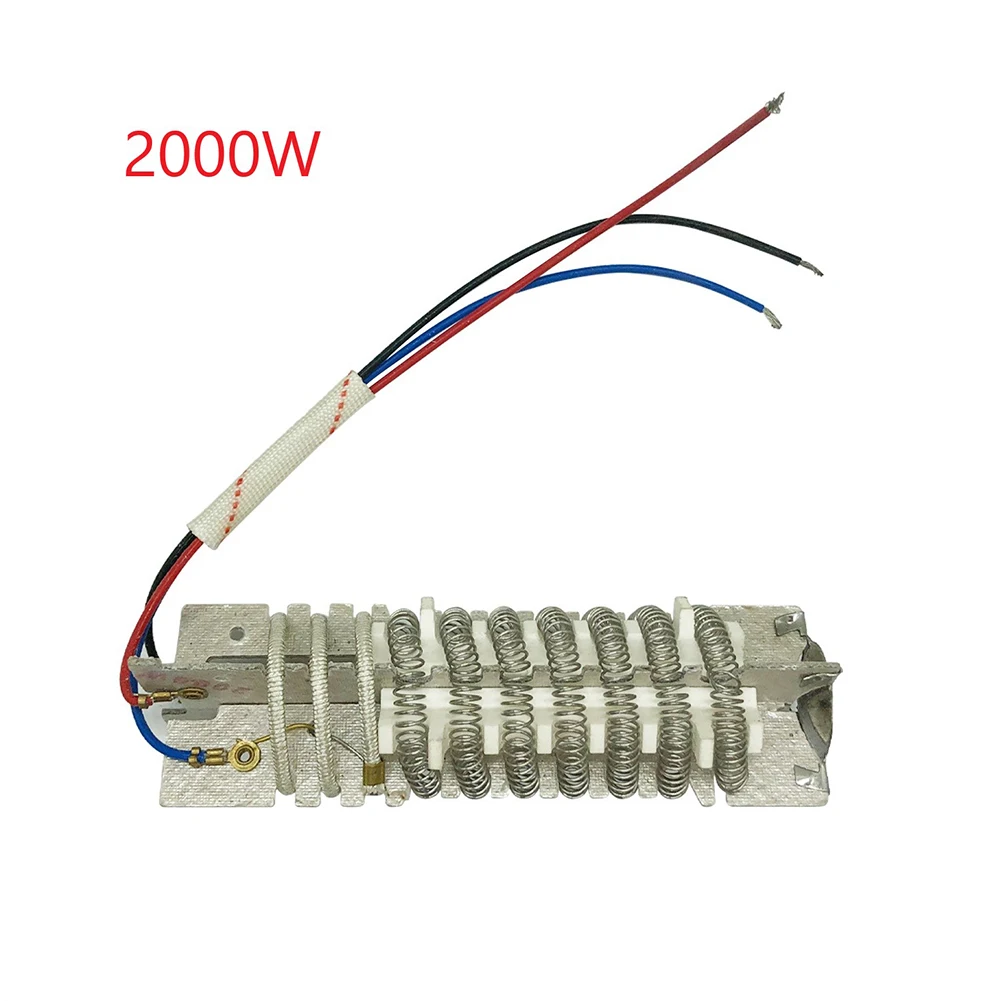 2000W Heating Element Hot Air Rework Machine Heater Building Hair Dryer AC 220V Three Wires Heating Heat Core Power Tool Parts