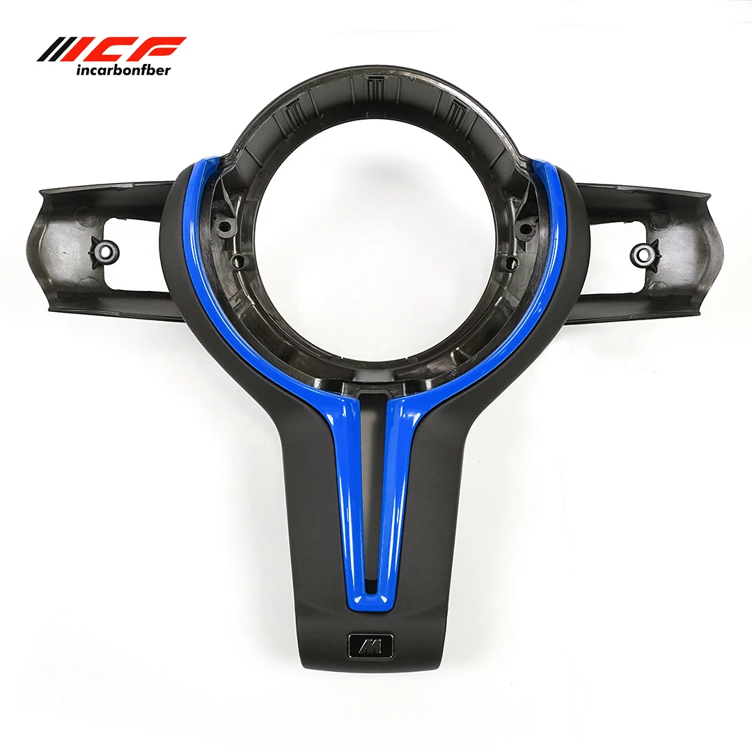 ICF Steering Wheel Trim Compatible for BMW M1 F Series Steering Wheel F06 F07 F10 F11 F12 F13 F01 F02 F03 5 6 7 Series