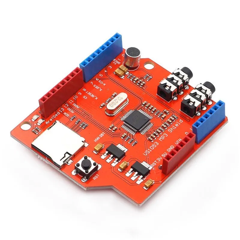 

VS1053 MP3 Decoder Recorder Module Board Onboard Recording Function for Arduino Raspberry Pi DIY Audio Project