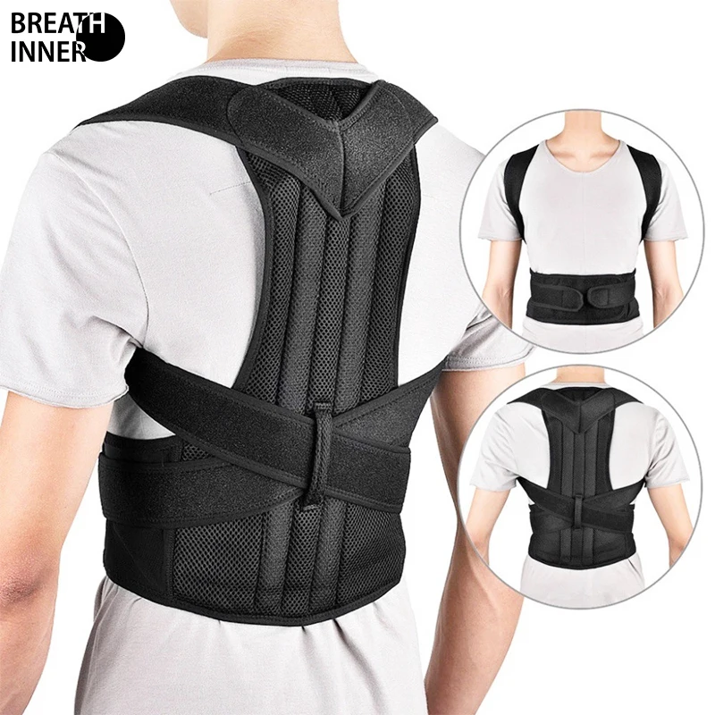 Back Brace Posture Corrector for Women Men Back Lumbar Support Shoulder Posture Support for Provide Back Pain Relief