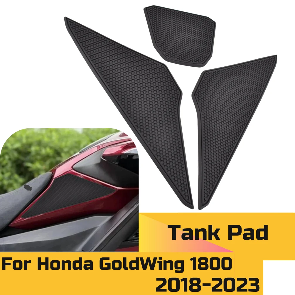 GL1800 Fuel Tank Stickers Gas Knee Grip Protector Pad For Honda GoldWing 1800 2018-2023 Traction Decals Motorcycle Accessories