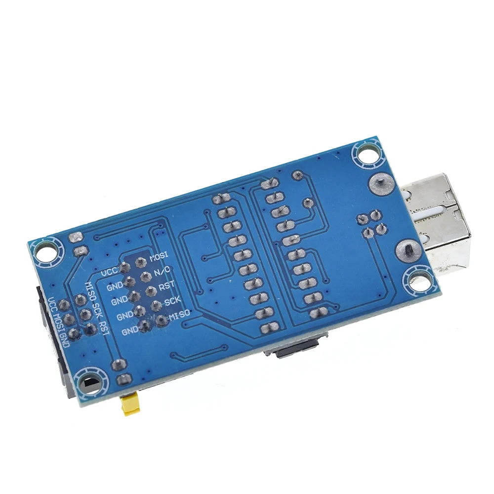 1/3Set USBTiny USBtinyISP AVR ISP مبرمج Bootloader لـ Arduino Meag2560 UNO R3 مع كابل برمجة 6pin